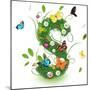 Beautiful Spring Letter "S"-Kesu01-Mounted Art Print