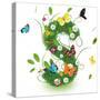 Beautiful Spring Letter "S"-Kesu01-Stretched Canvas