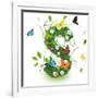 Beautiful Spring Letter "S"-Kesu01-Framed Art Print