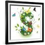 Beautiful Spring Letter "S"-Kesu01-Framed Art Print