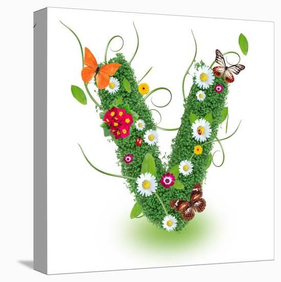 Beautiful Spring Letter "V"-Kesu01-Stretched Canvas
