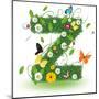 Beautiful Spring Letter "Z"-Kesu01-Mounted Art Print