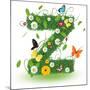 Beautiful Spring Letter "Z"-Kesu01-Mounted Art Print