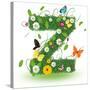 Beautiful Spring Letter "Z"-Kesu01-Stretched Canvas