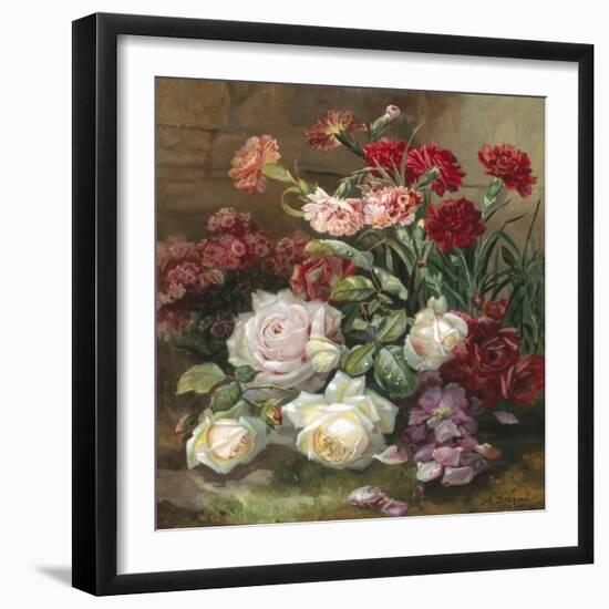 Beautiful Summer Flowers-Alexandre Debrus-Framed Giclee Print