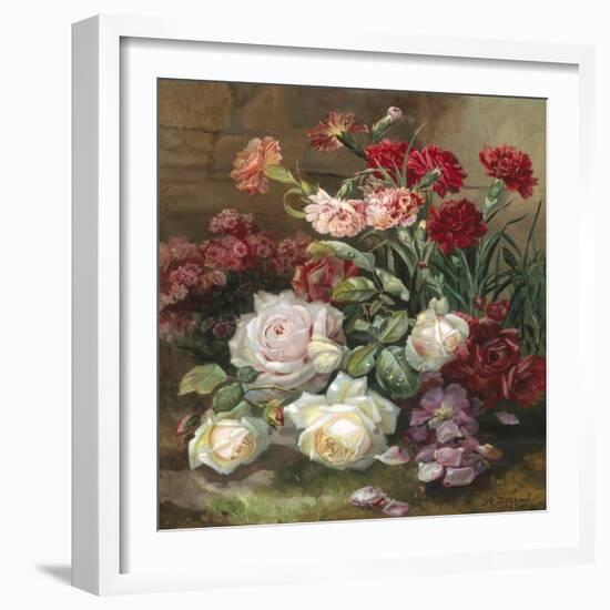 Beautiful Summer Flowers-Alexandre Debrus-Framed Giclee Print