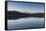 Beautiful Summer Panoramic View from Porthmadog Cob towards Snowdonia Mountains-Veneratio-Framed Stretched Canvas