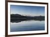 Beautiful Summer Panoramic View from Porthmadog Cob towards Snowdonia Mountains-Veneratio-Framed Photographic Print