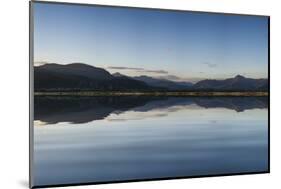 Beautiful Summer Panoramic View from Porthmadog Cob towards Snowdonia Mountains-Veneratio-Mounted Photographic Print