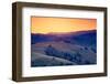 Beautiful Sunny Day is in Mountain Landscape. Carpathian, Ukraine, Europe. Beauty World. Retro Filt-Leonid Tit-Framed Photographic Print