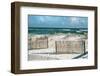 Beautiful Sunny Day with Big Waves and Puffy Clouds at White Sand Beach-forestpath-Framed Photographic Print