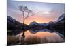 Beautiful Sunrise over Buttermere in the English Lake District-Tony Allaker-Mounted Photographic Print