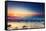 Beautiful Sunrise over the Horizon,-Valentin Valkov-Framed Stretched Canvas