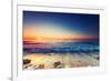 Beautiful Sunrise over the Horizon,-Valentin Valkov-Framed Photographic Print