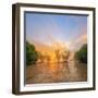 Beautiful Sunrise over the Tropical Beach, Thailand. Vacation and Background Concept-Hanna Slavinska-Framed Photographic Print