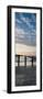 Beautiful Sunrise Vertical Panorama Landscape Reflected in Pools on Beach-Veneratio-Framed Photographic Print