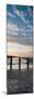 Beautiful Sunrise Vertical Panorama Landscape Reflected in Pools on Beach-Veneratio-Mounted Photographic Print