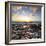 Beautiful Sunset at Atlantic Ocean. Tenerife, Canary Islands-Roman Sigaev-Framed Photographic Print