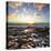 Beautiful Sunset at Atlantic Ocean. Tenerife, Canary Islands-Roman Sigaev-Stretched Canvas