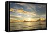 Beautiful Sunset at Boracay, Philippines-haveseen-Framed Stretched Canvas