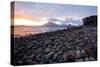 Beautiful Sunset at Stony Beach Elgol Isle of Skye Highland Scotland-vichie81-Stretched Canvas