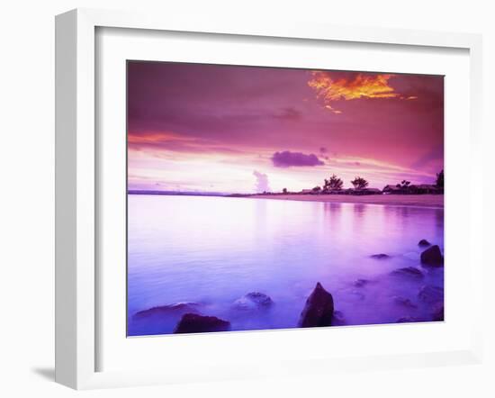 Beautiful Sunset, Bali, Indonesia-Micah Wright-Framed Photographic Print