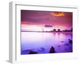 Beautiful Sunset, Bali, Indonesia-Micah Wright-Framed Photographic Print