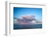 Beautiful Sunset Cloud Formation over Calm Sea Landscape-Veneratio-Framed Photographic Print