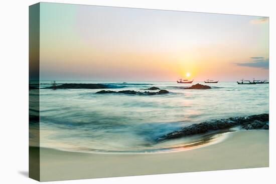 Beautiful Sunset in Khao Lak Thailand-Remy Musser-Stretched Canvas