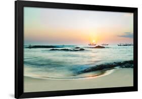 Beautiful Sunset in Khao Lak Thailand-Remy Musser-Framed Photographic Print