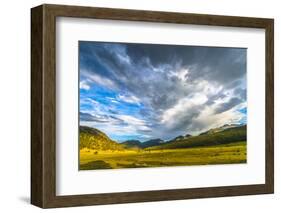 Beautiful Sunset in Moraine Park Colorado Rockies-Kris Wiktor-Framed Photographic Print