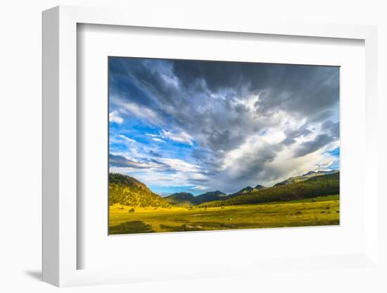 Beautiful Sunset in Moraine Park Colorado Rockies-Kris Wiktor-Framed Photographic Print