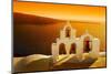 Beautiful Sunset in  Oia, Santorini Island-ELEN-Mounted Photographic Print