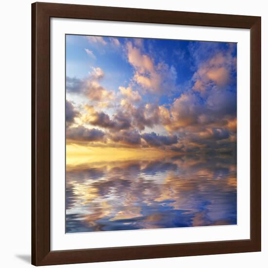 Beautiful Sunset on the Sea. Beautiful Seascape-Oleh Honcharenko-Framed Photographic Print