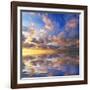 Beautiful Sunset on the Sea. Beautiful Seascape-Oleh Honcharenko-Framed Photographic Print