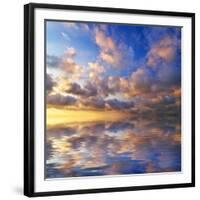 Beautiful Sunset on the Sea. Beautiful Seascape-Oleh Honcharenko-Framed Photographic Print