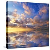 Beautiful Sunset on the Sea. Beautiful Seascape-Oleh Honcharenko-Stretched Canvas