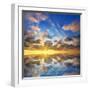 Beautiful Sunset on the Sea. Beautiful Seascape-Oleh Honcharenko-Framed Photographic Print