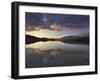 Beautiful Sunset over Whitefish Lake, Montana, Usa-Chuck Haney-Framed Photographic Print