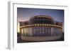 Beautiful Sunset over Worthing Pier on England's South Coast in Summer-Veneratio-Framed Photographic Print