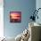 Beautiful Sunset with Colours of Red, Orange and Yellow, over Governors Bay, Looking-Travellinglight-Framed Stretched Canvas displayed on a wall