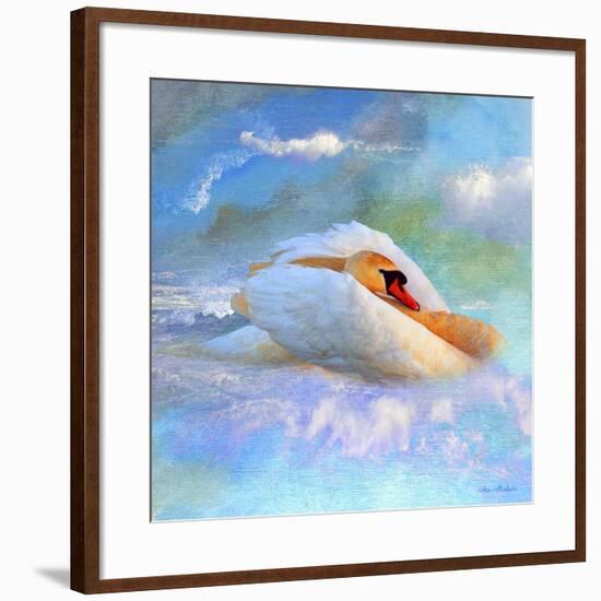 Beautiful Swan 2A-Ata Alishahi-Framed Giclee Print