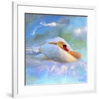 Beautiful Swan 2A-Ata Alishahi-Framed Giclee Print