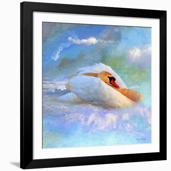 Beautiful Swan 2A-Ata Alishahi-Framed Giclee Print