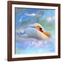 Beautiful Swan 2A-Ata Alishahi-Framed Giclee Print