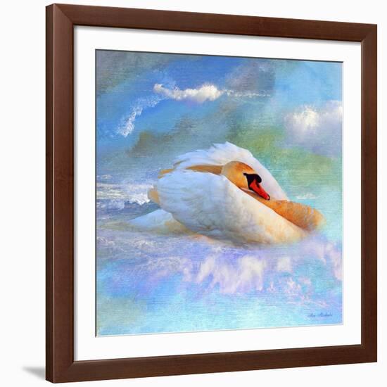 Beautiful Swan 2A-Ata Alishahi-Framed Giclee Print