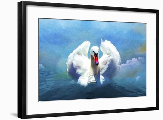 Beautiful Swan-Ata Alishahi-Framed Giclee Print