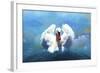 Beautiful Swan-Ata Alishahi-Framed Giclee Print