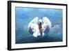 Beautiful Swan-Ata Alishahi-Framed Giclee Print