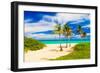 Beautiful Tropical Beach in Cuba-Kamira-Framed Photographic Print